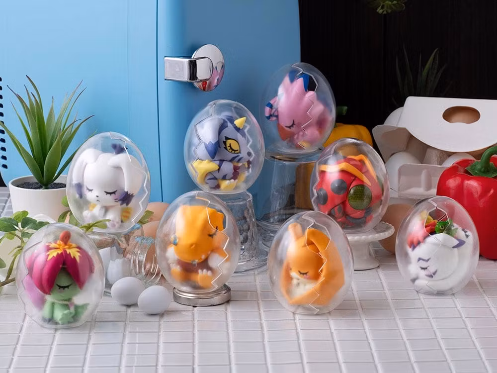 Digimon Adventure DigiColle Mega Egg Figure Good Night DigiColle! Box of 8 Random Figures