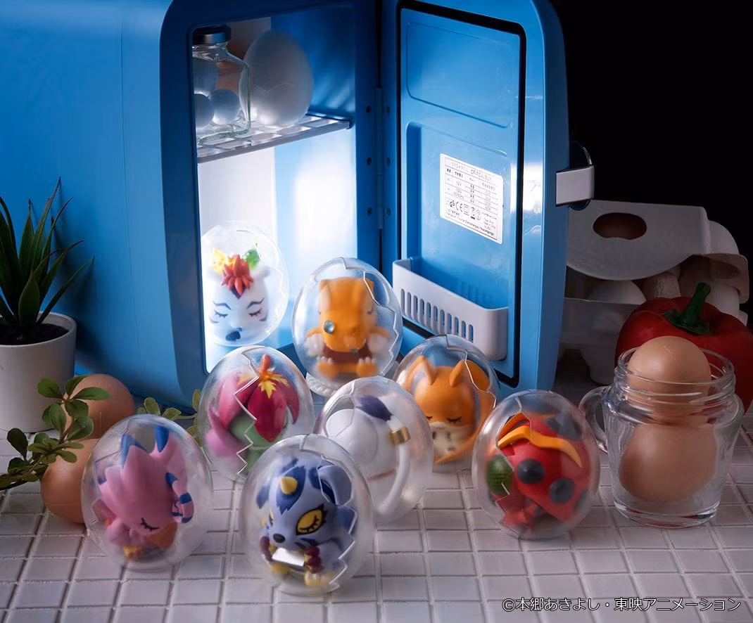 Digimon Adventure DigiColle Mega Egg Figure Good Night DigiColle! Box of 8 Random Figures