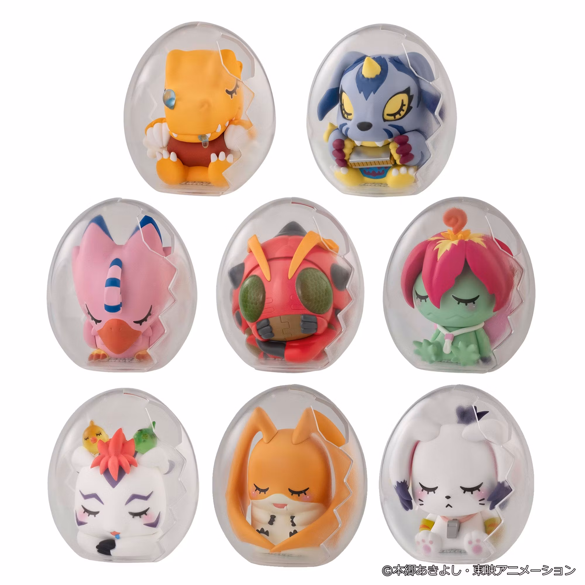Digimon Adventure DigiColle Mega Egg Figure Good Night DigiColle! Box of 8 Random Figures