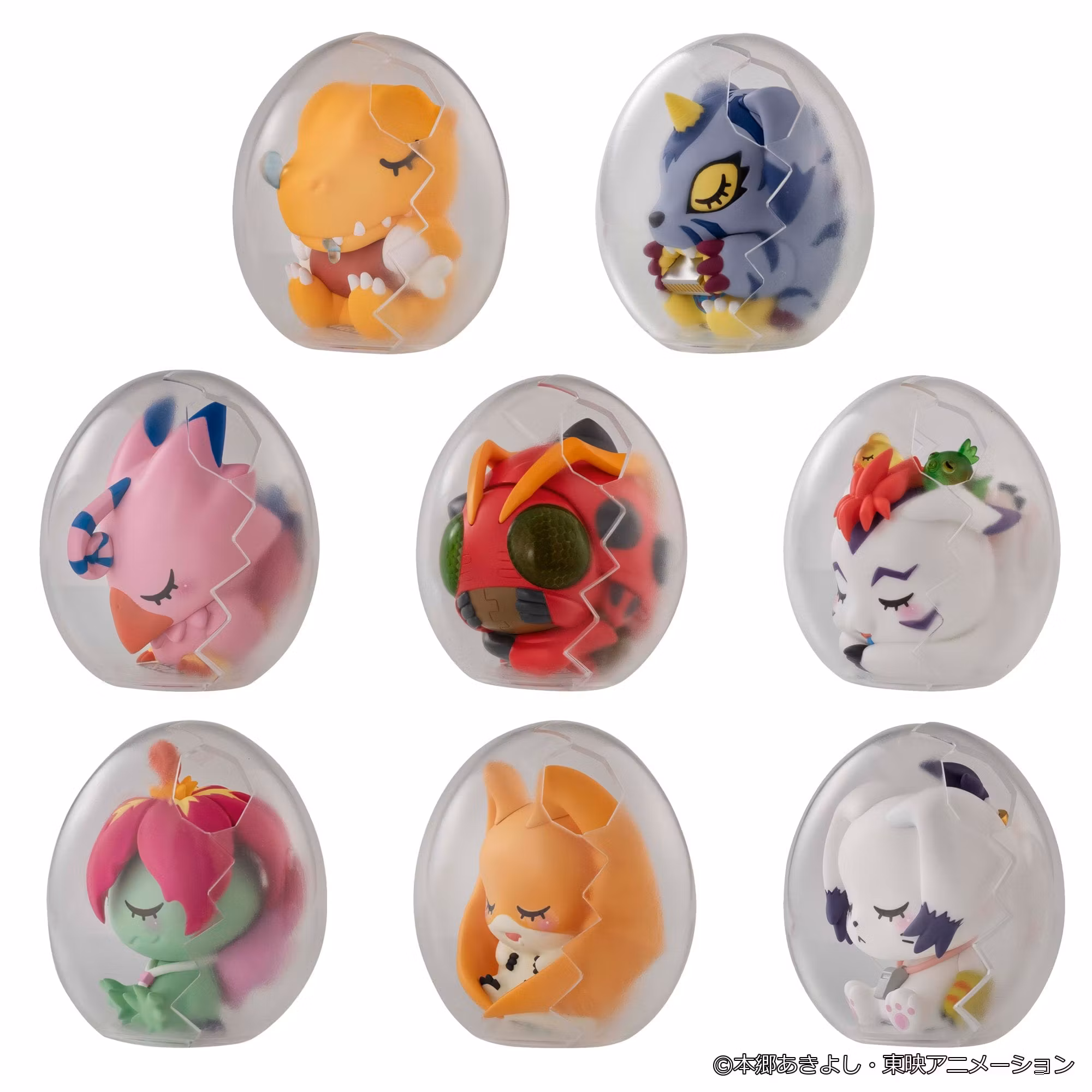 Digimon Adventure DigiColle Mega Egg Figure Good Night DigiColle! Box of 8 Random Figures