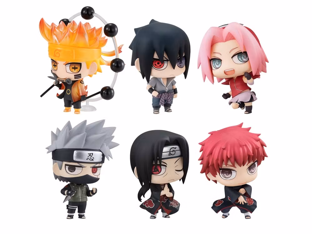 Naruto: Shippuden Chimi-Mega Mascot Collection 1 Box of 6 Random Figures