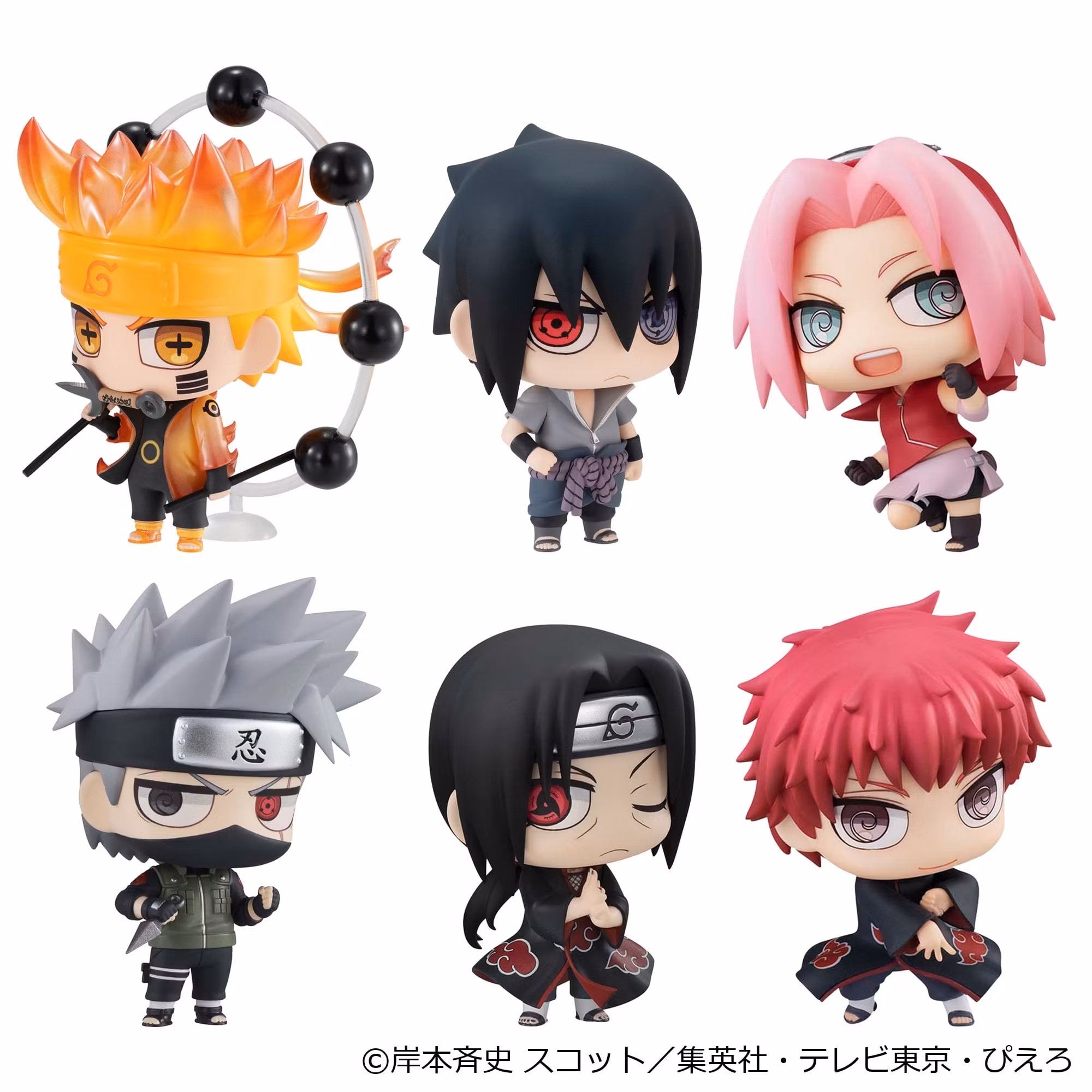 Naruto: Shippuden Chimi-Mega Mascot Collection 1 Box of 6 Random Figures