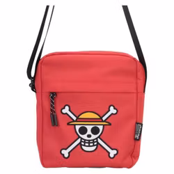 One Piece Crossbody Bag Luffy Jolly Roger (Red)