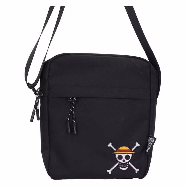 One Piece Crossbody Bag Luffy Jolly Roger (Black)