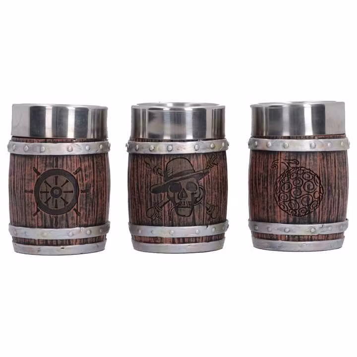 One Piece Shot Glass Set Barrel