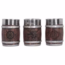 One Piece Shot Glass Set Barrel