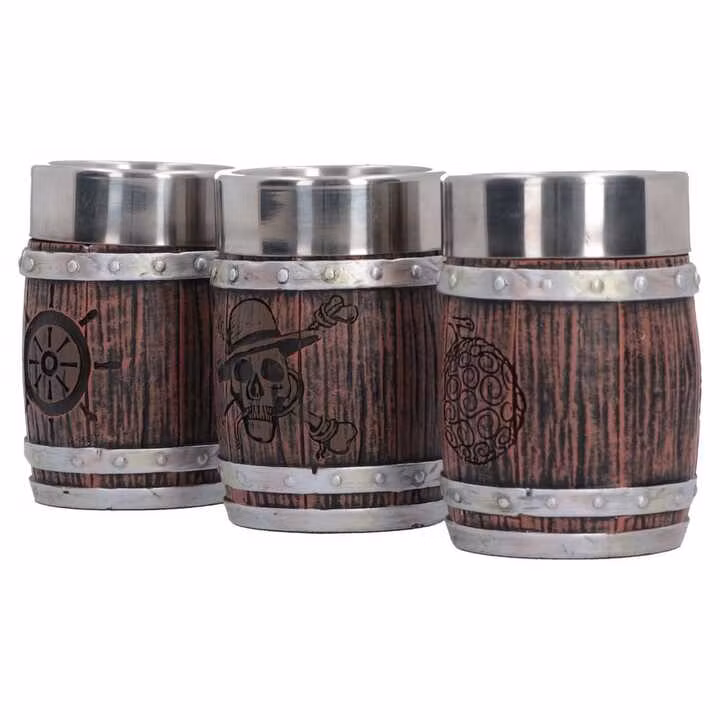 One Piece Shot Glass Set Barrel