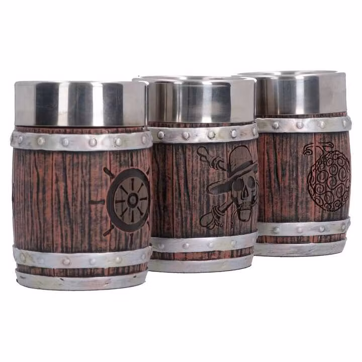 One Piece Shot Glass Set Barrel