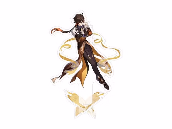 Genshin Impact Anniversary Celebration Series Acrylic Standee Zhongli 6th Anniversary