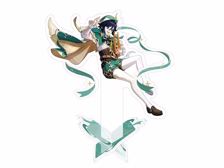 Genshin Impact Anniversary Celebration Series Acrylic Standee Venti 6th Anniversary