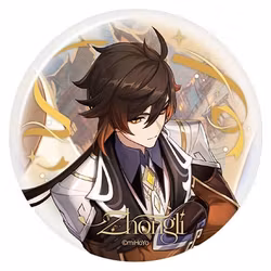 Genshin Impact Anniversary Celebration Series Pin Badge Zhongli 6th Anniversary
