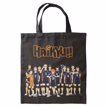 Haikyu!! Tote Bag Black