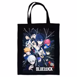 Blue Lock Tote Bag Black
