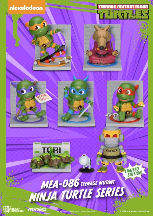 Teenage Mutant Ninja Turtles Mini Egg Attack MEA-086 Box of 6 Random Figures