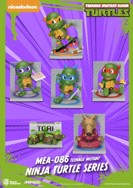 Teenage Mutant Ninja Turtles Mini Egg Attack MEA-086 Box of 6 Random Figures