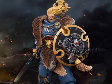 Warhammer 40,000: Space Marine 2 Space Wolves Wolf Guard Battle Leader (Game Edition) 1/18 Scale Action Figure
