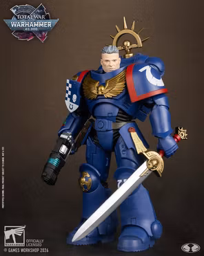 Total War: Warhammer 40,000 Ultramarines 3rd Company Lieutenant Action Figure
