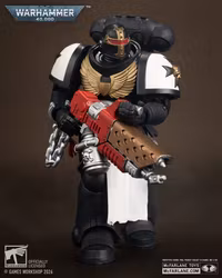 Warhammer 40,000 Black Templars Primaris Crusader Action Figure