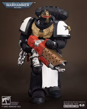 Warhammer 40,000 Black Templars Primaris Crusader Action Figure