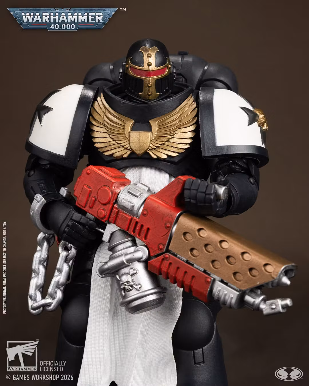 Warhammer 40,000 Black Templars Primaris Crusader Action Figure