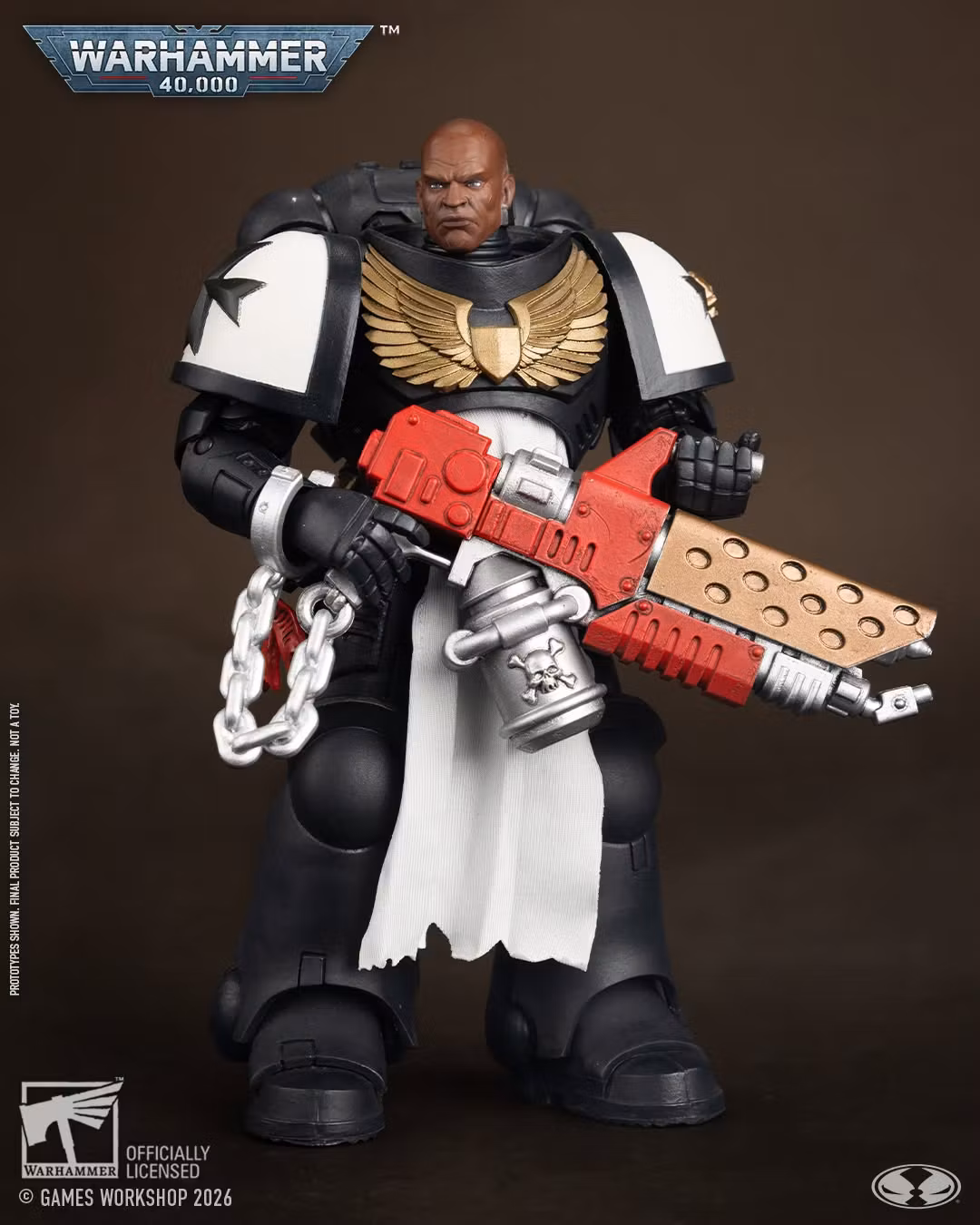 Warhammer 40,000 Black Templars Primaris Crusader Action Figure