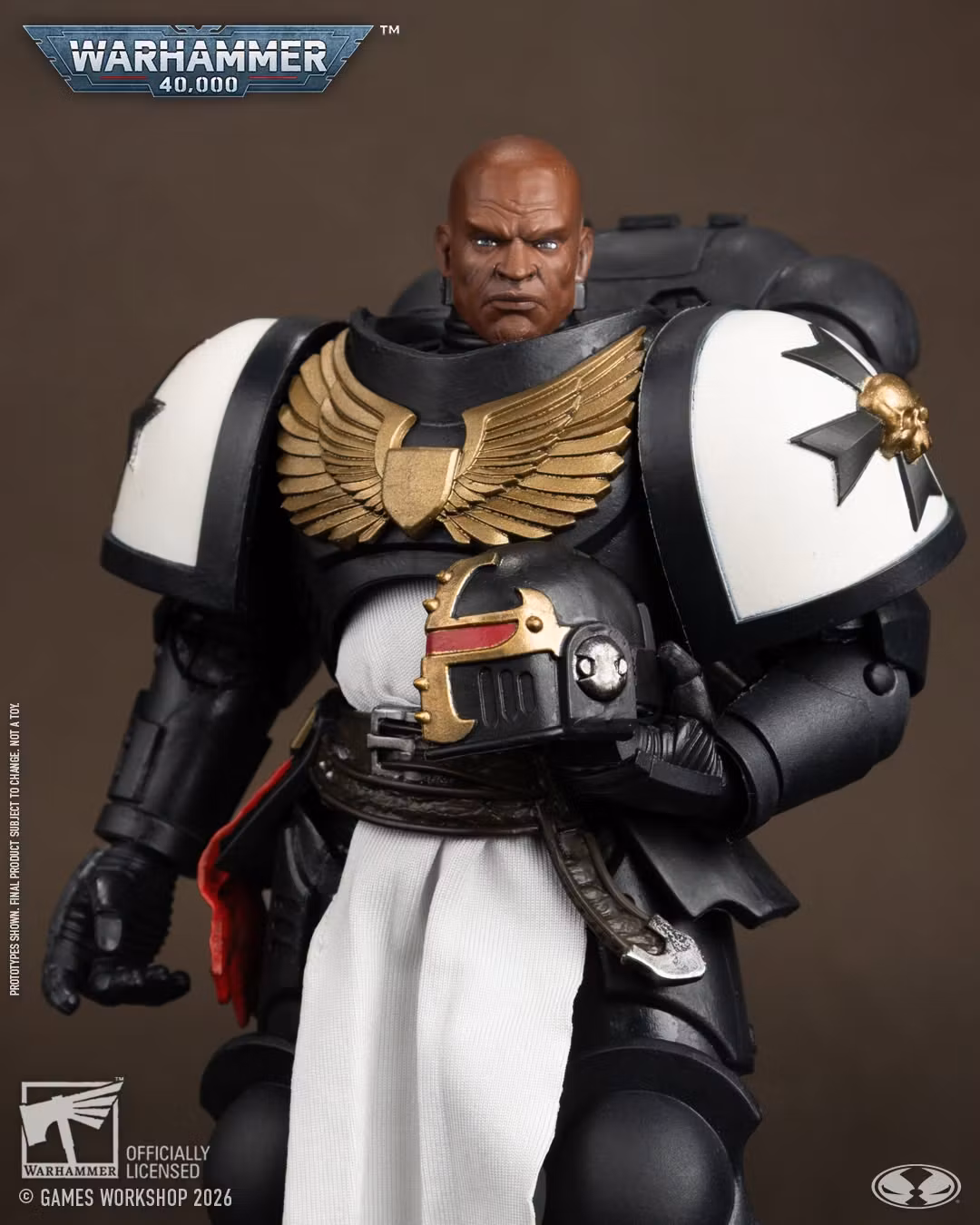 Warhammer 40,000 Black Templars Primaris Crusader Action Figure