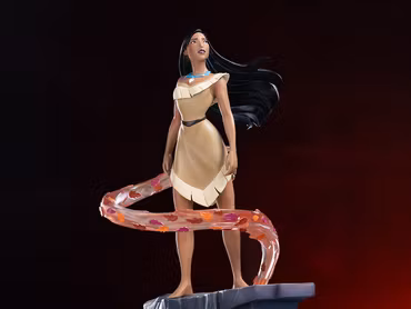 Disney Classic Pocahontas (Color of the Wind Ver.) Deluxe 1/10 Art Scale Statue