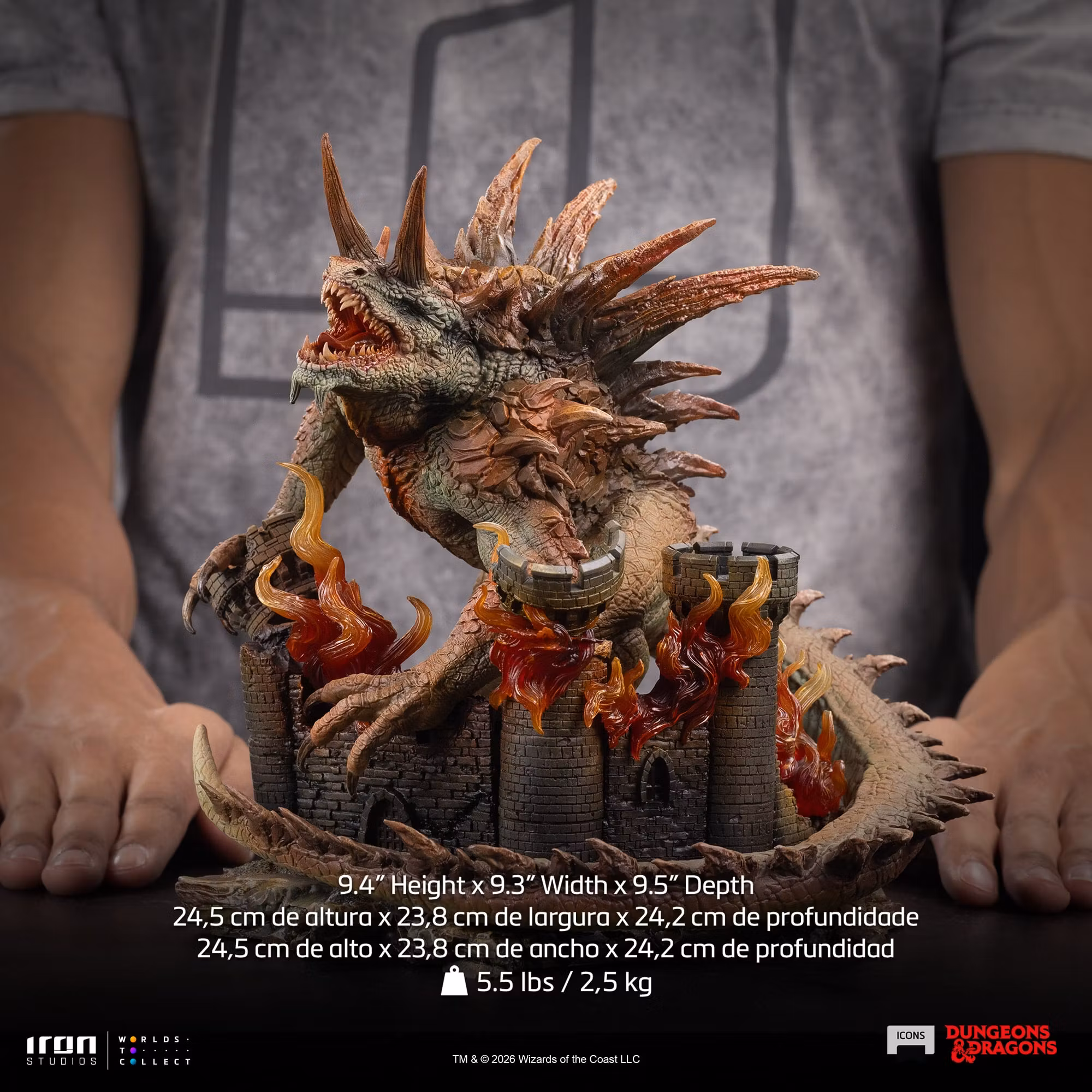 Dungeons & Dragons Icons Tarrasque Statue
