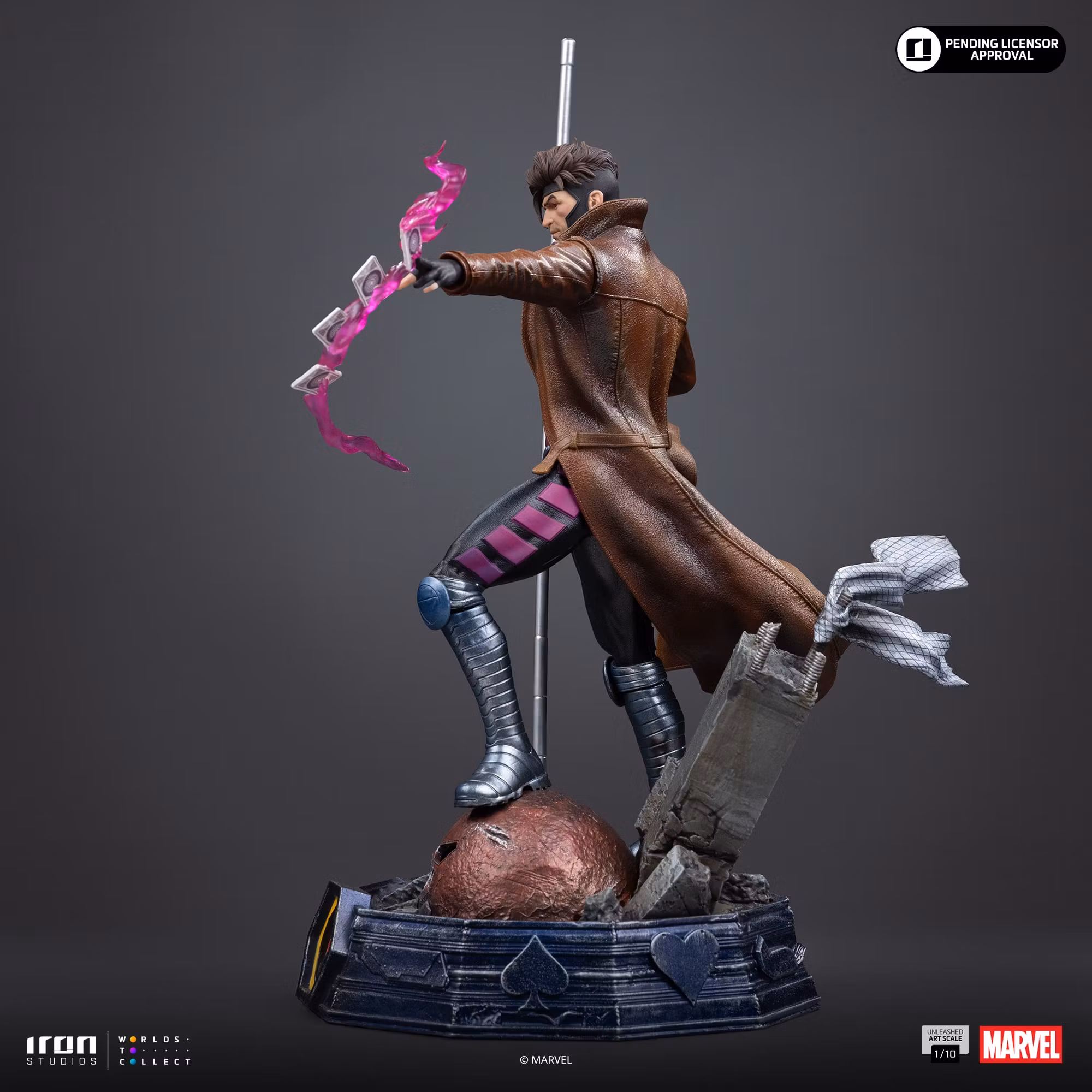 X-Men Gambit Unleashed 1/10 Art Scale Statue