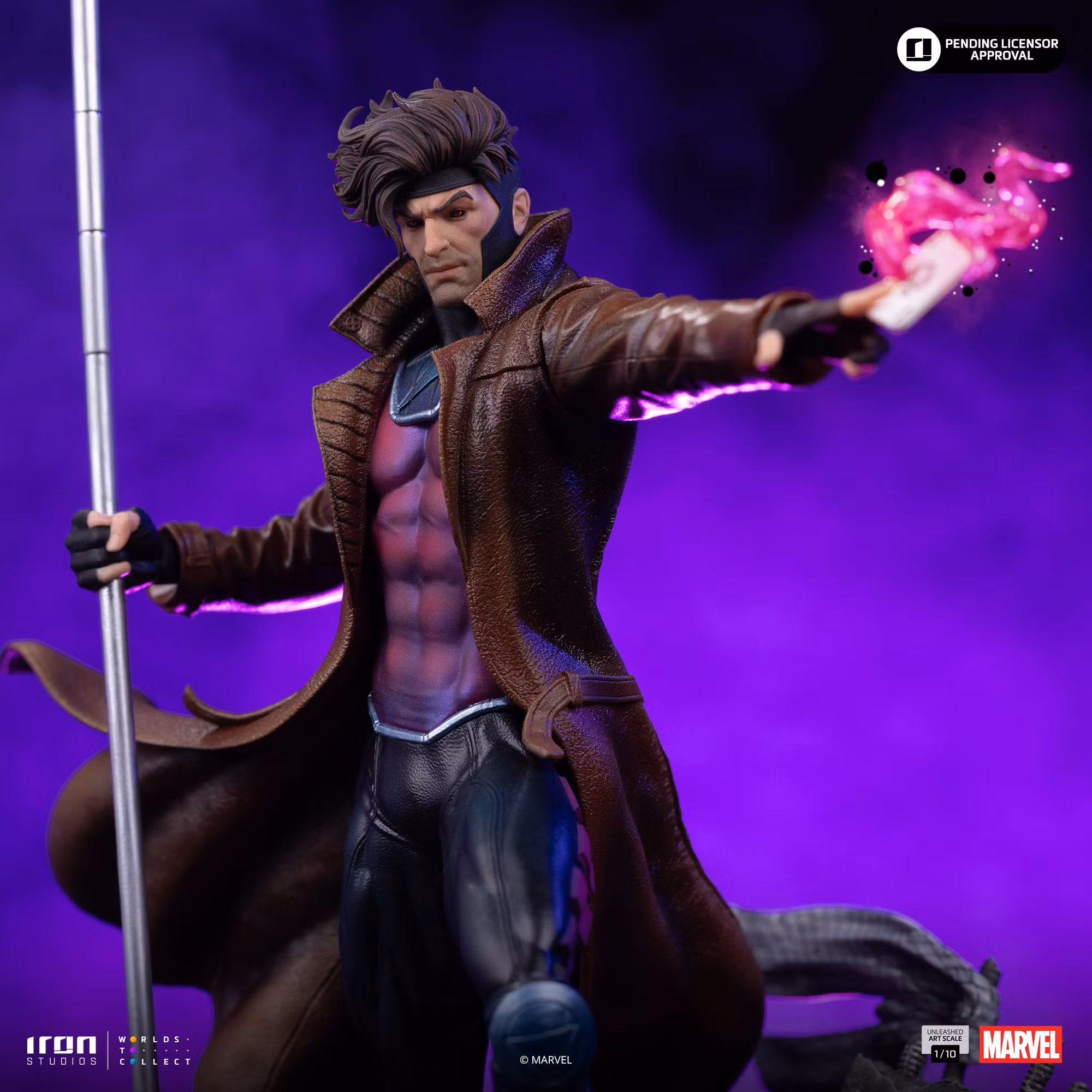 X-Men Gambit Unleashed 1/10 Art Scale Statue