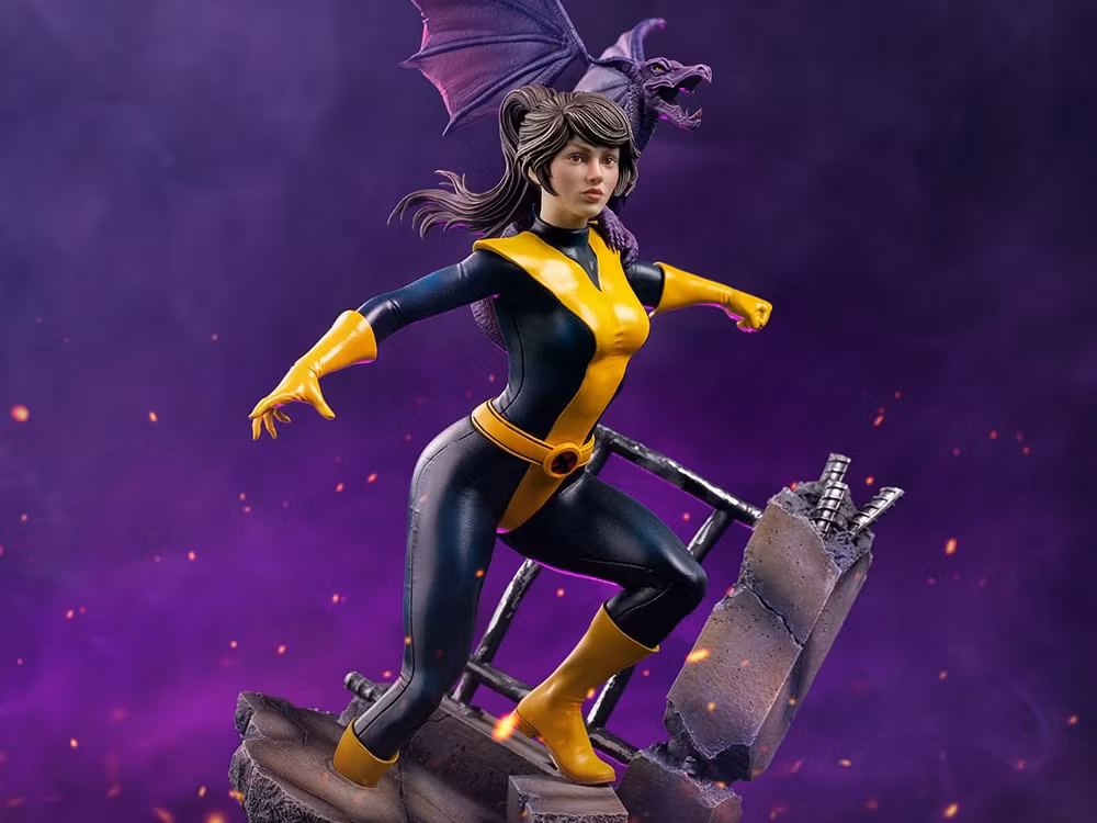 X-Men Battle Diorama Series Kitty Pryde & Lockheed 1/10 Art Scale Statue