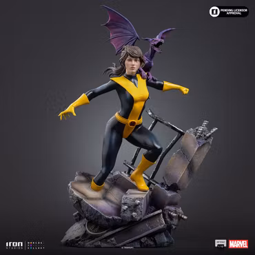 X-Men Battle Diorama Series Kitty Pryde & Lockheed 1/10 Art Scale Statue