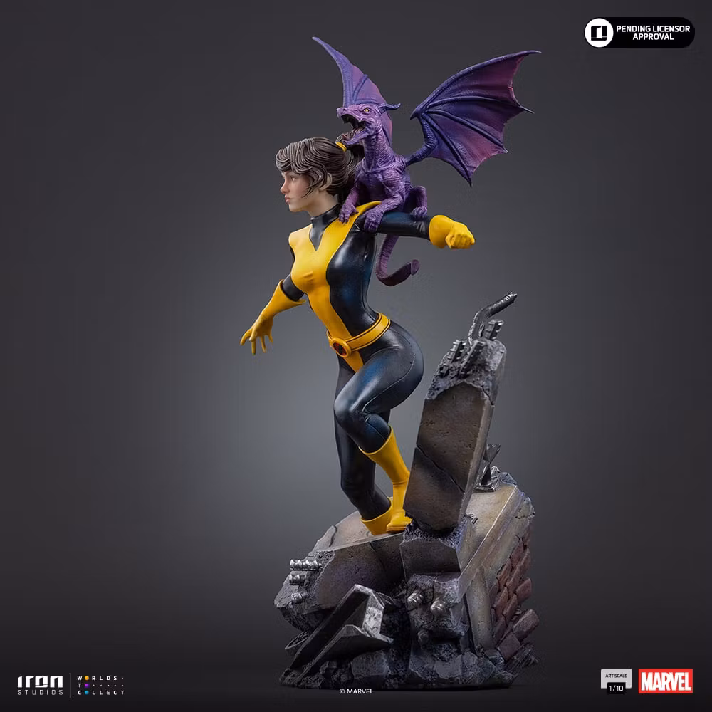 X-Men Battle Diorama Series Kitty Pryde & Lockheed 1/10 Art Scale Statue