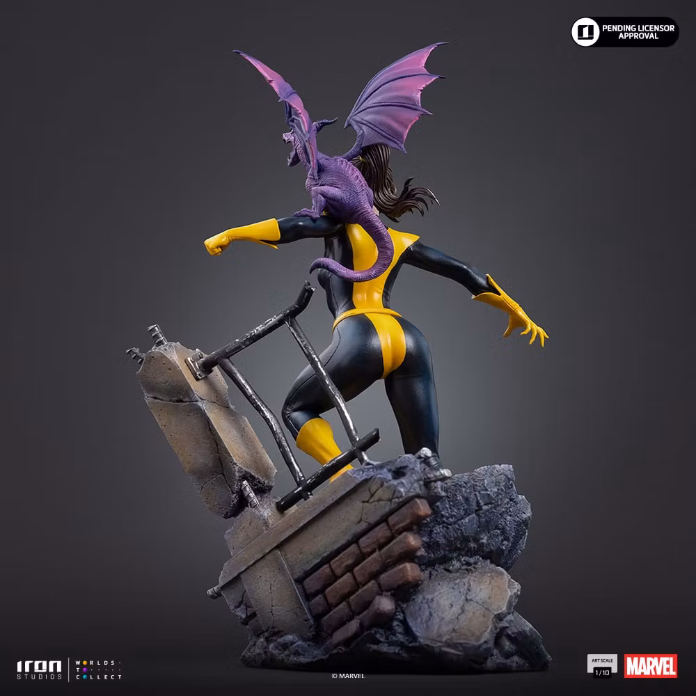 X-Men Battle Diorama Series Kitty Pryde & Lockheed 1/10 Art Scale Statue