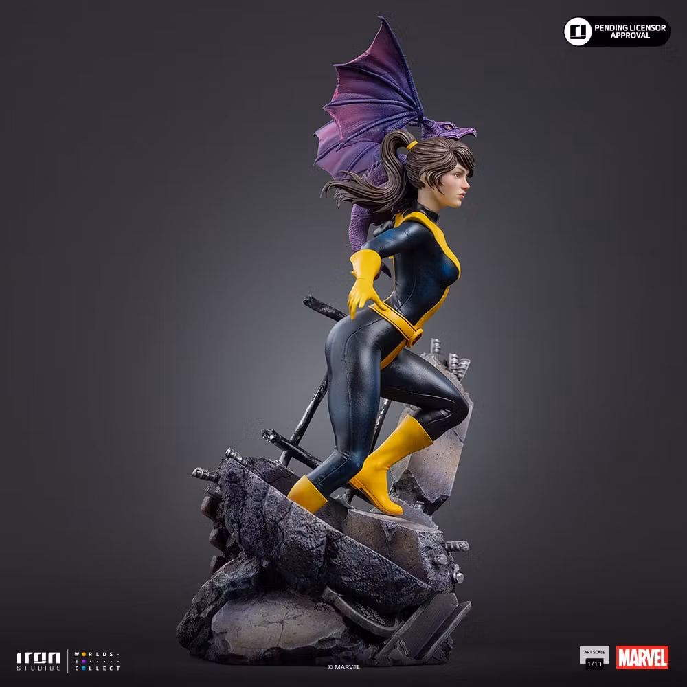 X-Men Battle Diorama Series Kitty Pryde & Lockheed 1/10 Art Scale Statue