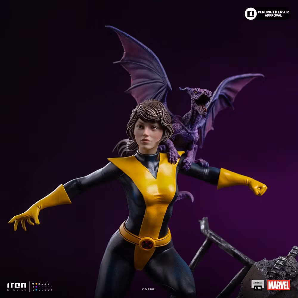 X-Men Battle Diorama Series Kitty Pryde & Lockheed 1/10 Art Scale Statue