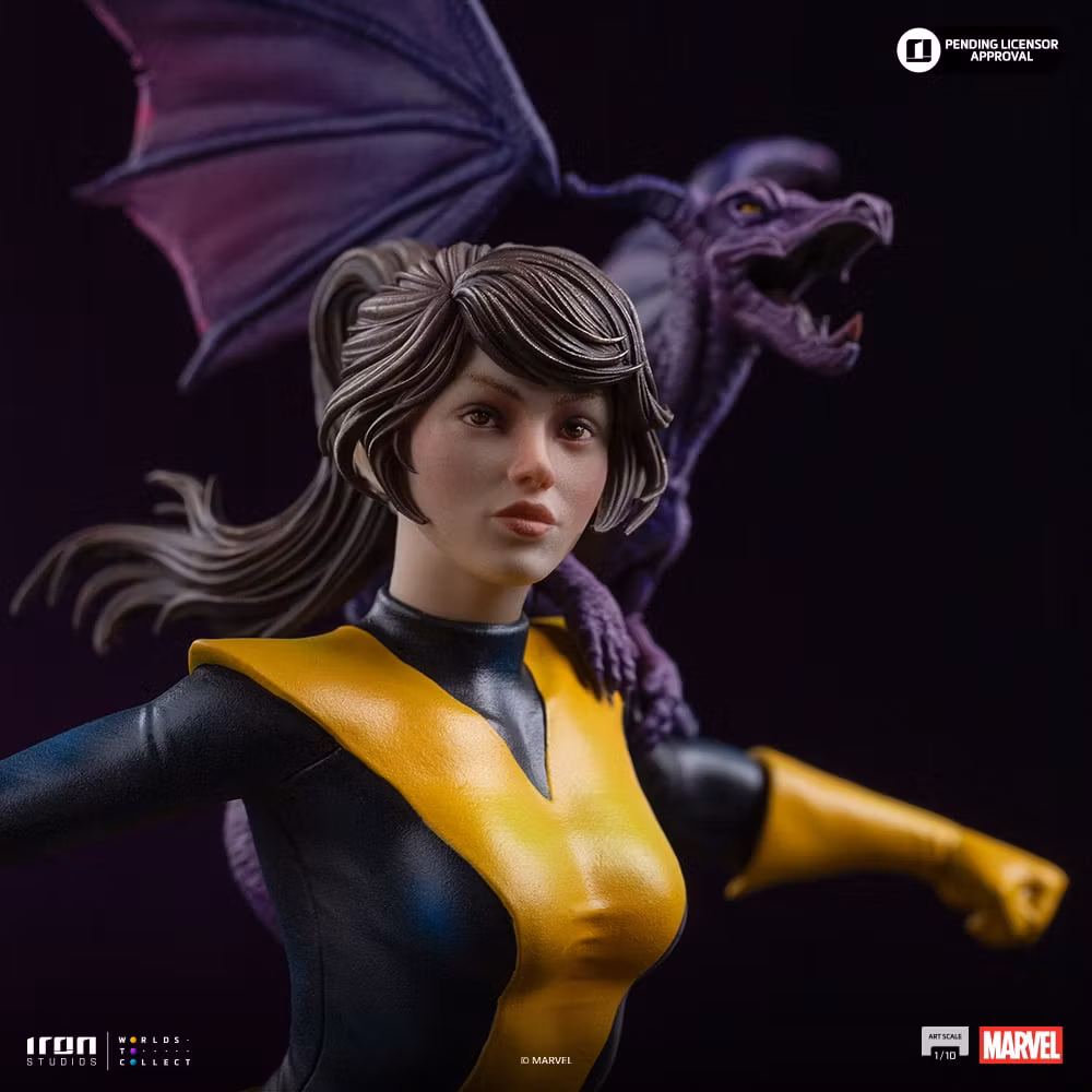 X-Men Battle Diorama Series Kitty Pryde & Lockheed 1/10 Art Scale Statue