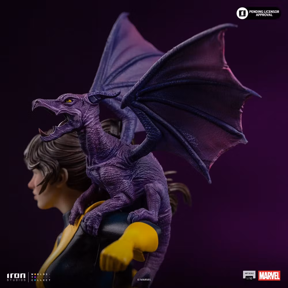 X-Men Battle Diorama Series Kitty Pryde & Lockheed 1/10 Art Scale Statue