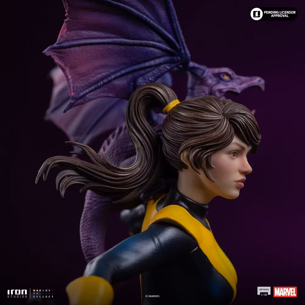 X-Men Battle Diorama Series Kitty Pryde & Lockheed 1/10 Art Scale Statue