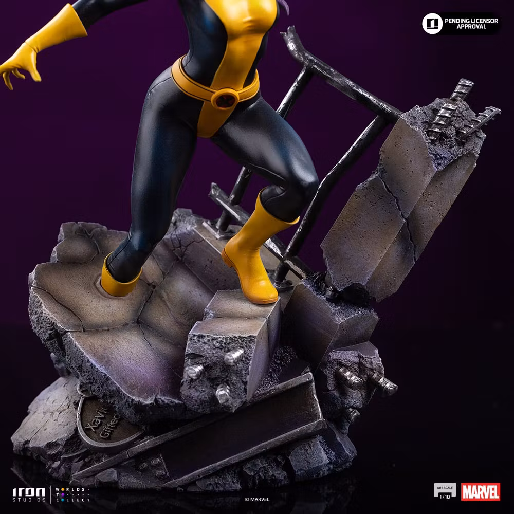 X-Men Battle Diorama Series Kitty Pryde & Lockheed 1/10 Art Scale Statue