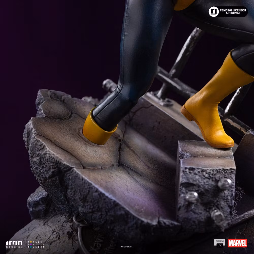 X-Men Battle Diorama Series Kitty Pryde & Lockheed 1/10 Art Scale Statue