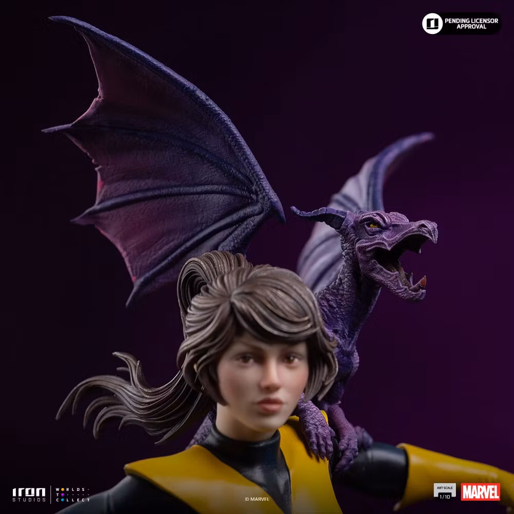 X-Men Battle Diorama Series Kitty Pryde & Lockheed 1/10 Art Scale Statue