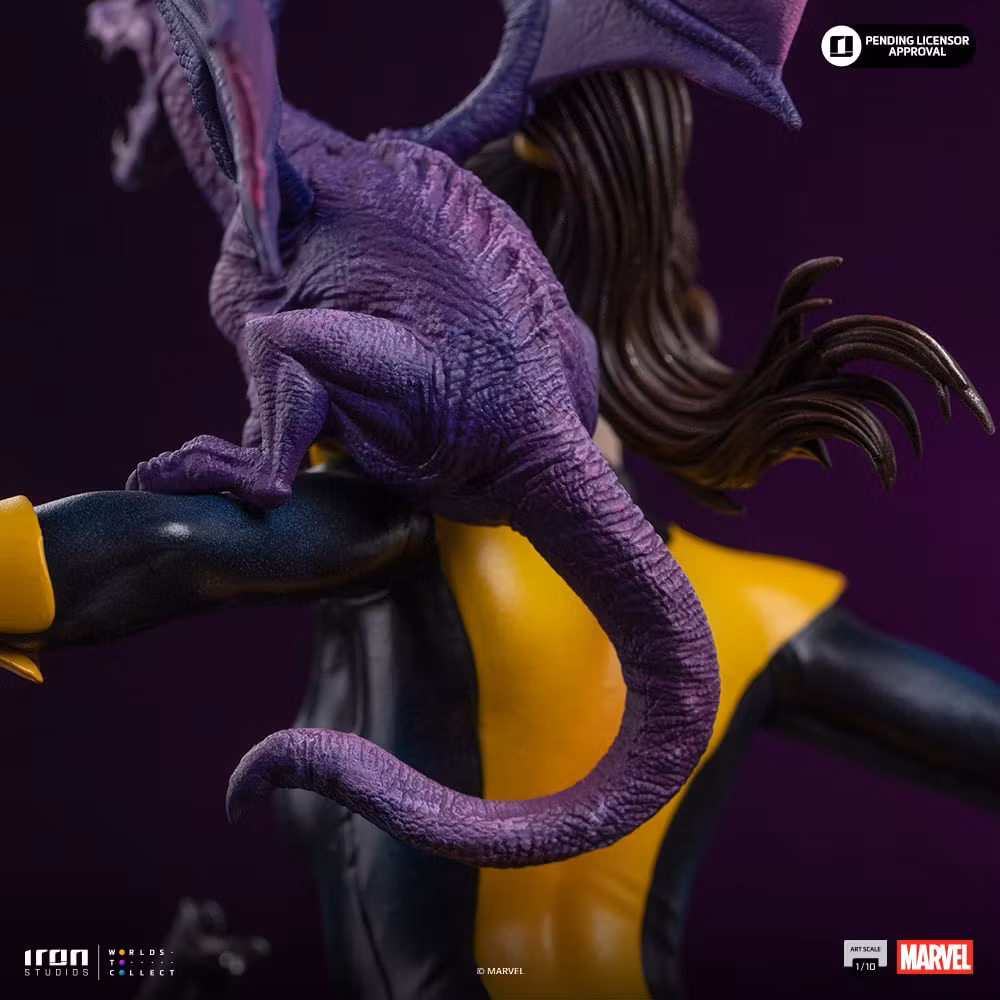 X-Men Battle Diorama Series Kitty Pryde & Lockheed 1/10 Art Scale Statue
