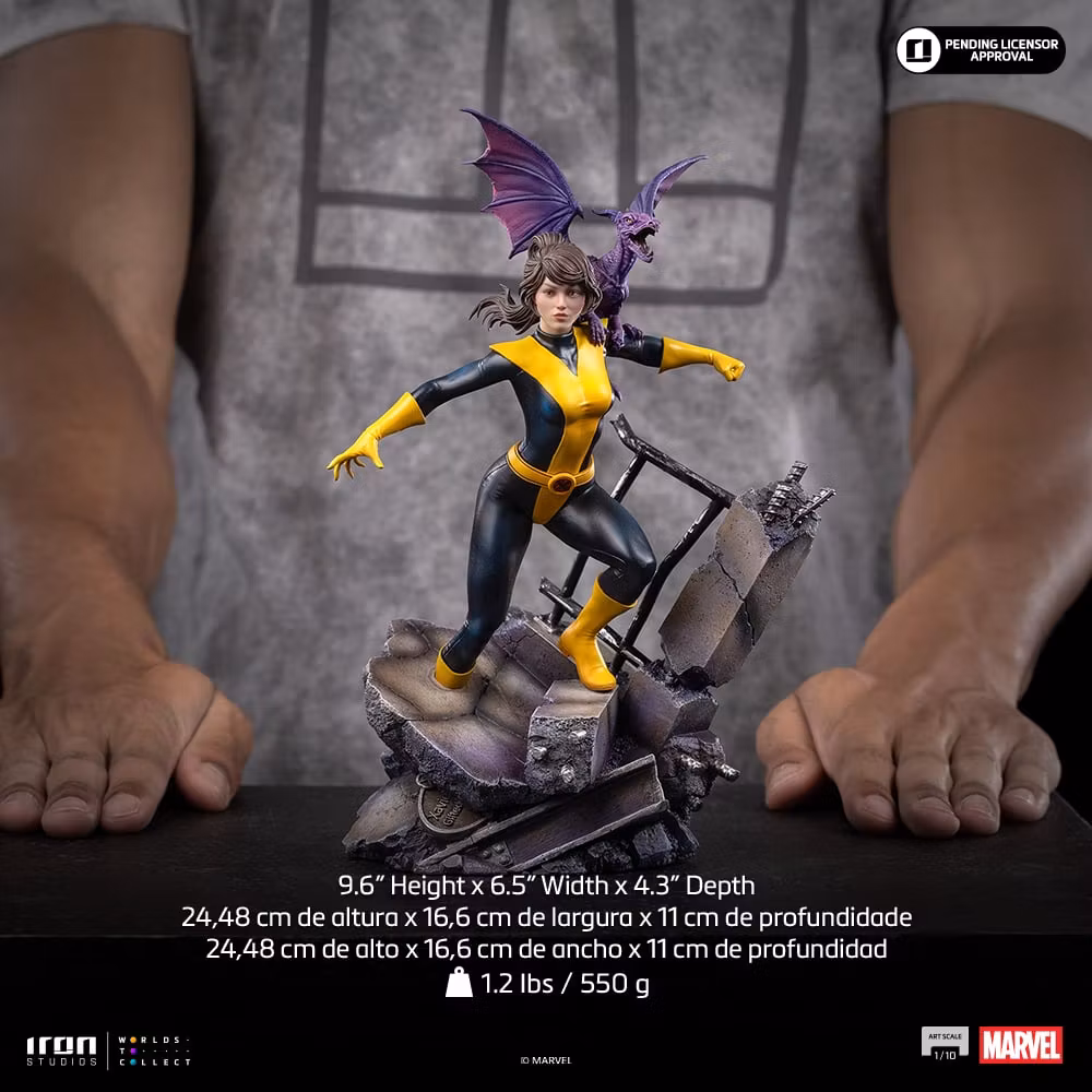 X-Men Battle Diorama Series Kitty Pryde & Lockheed 1/10 Art Scale Statue