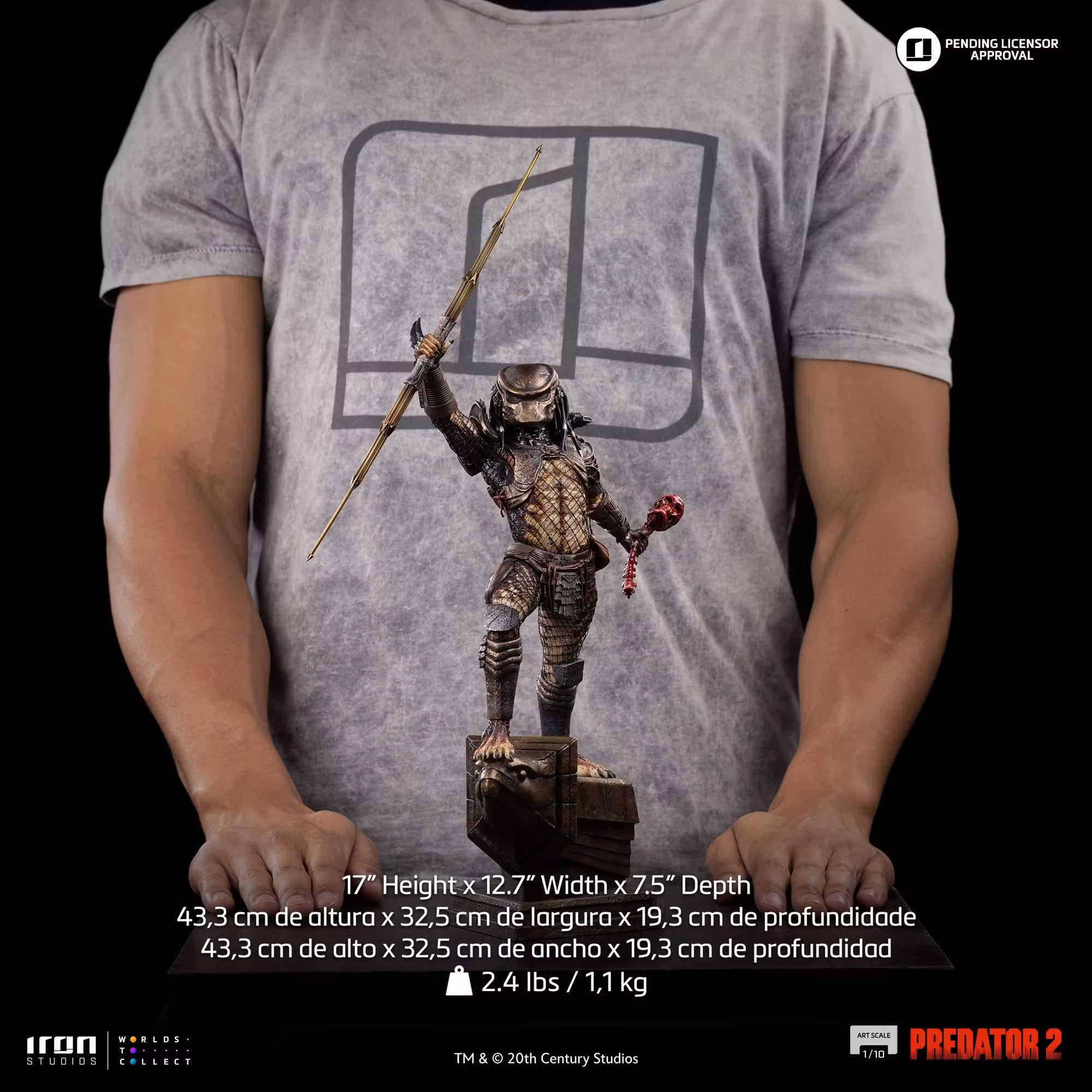 Predator 2 City Hunter Predator 1/10 Art Scale Statue