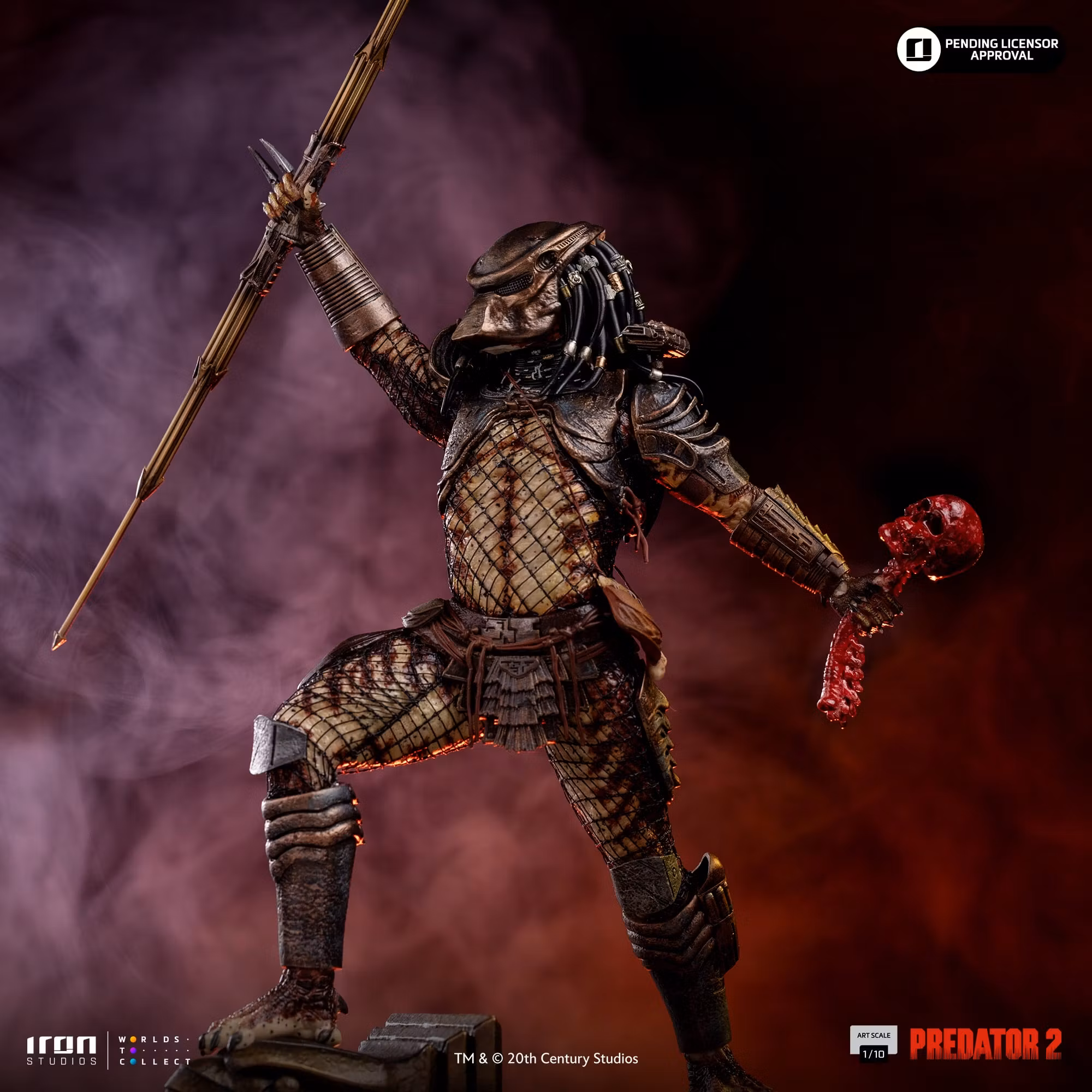 Predator 2 City Hunter Predator 1/10 Art Scale Statue
