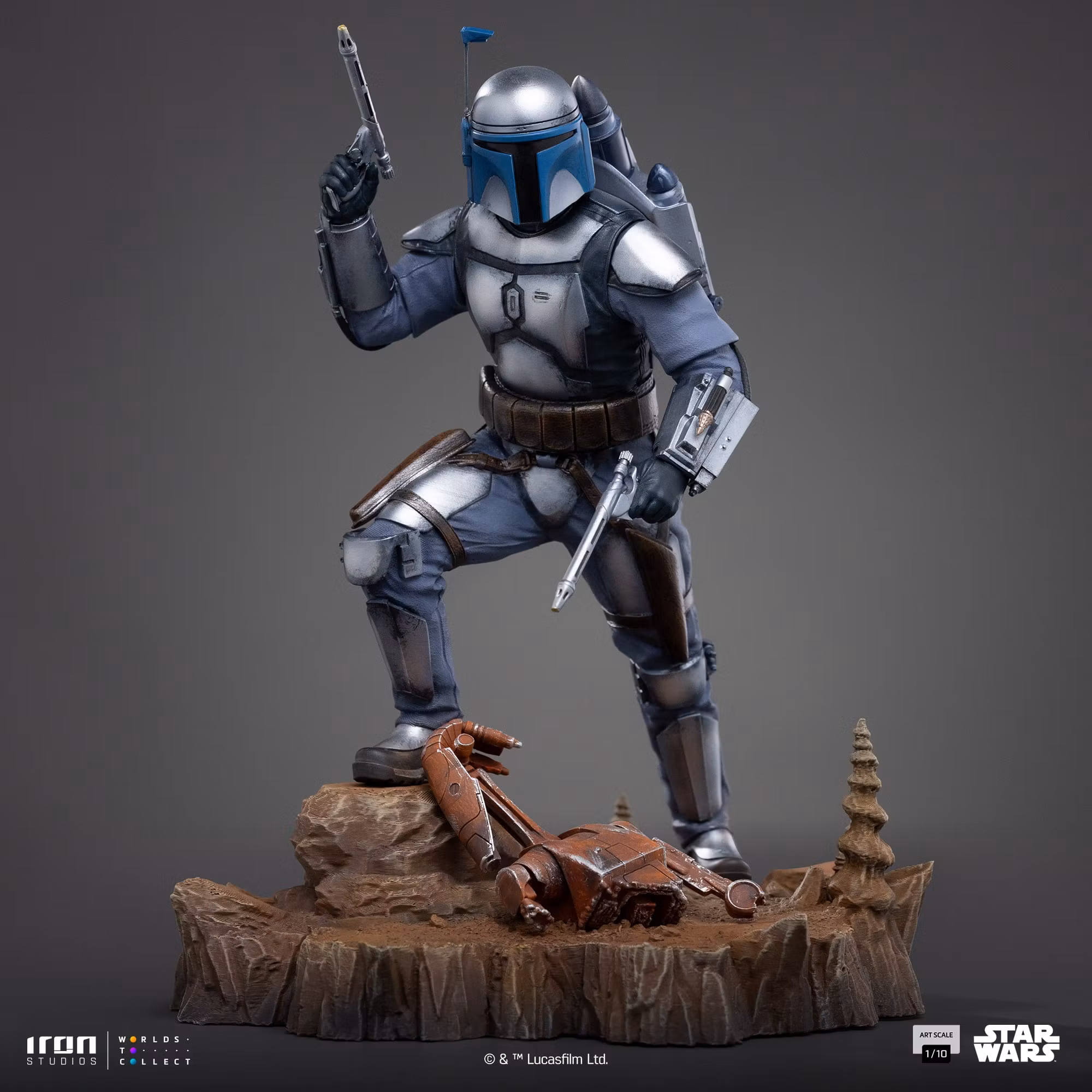 Star Wars: Attack of the Clones Jango Fett 1/10 Art Scale Statue
