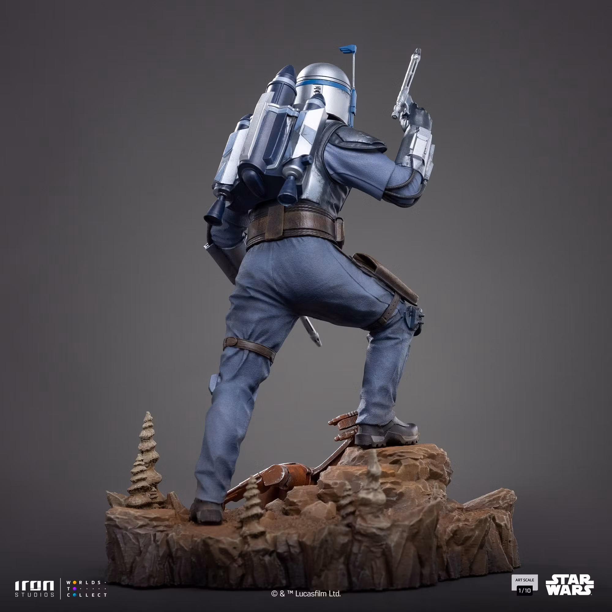 Star Wars: Attack of the Clones Jango Fett 1/10 Art Scale Statue