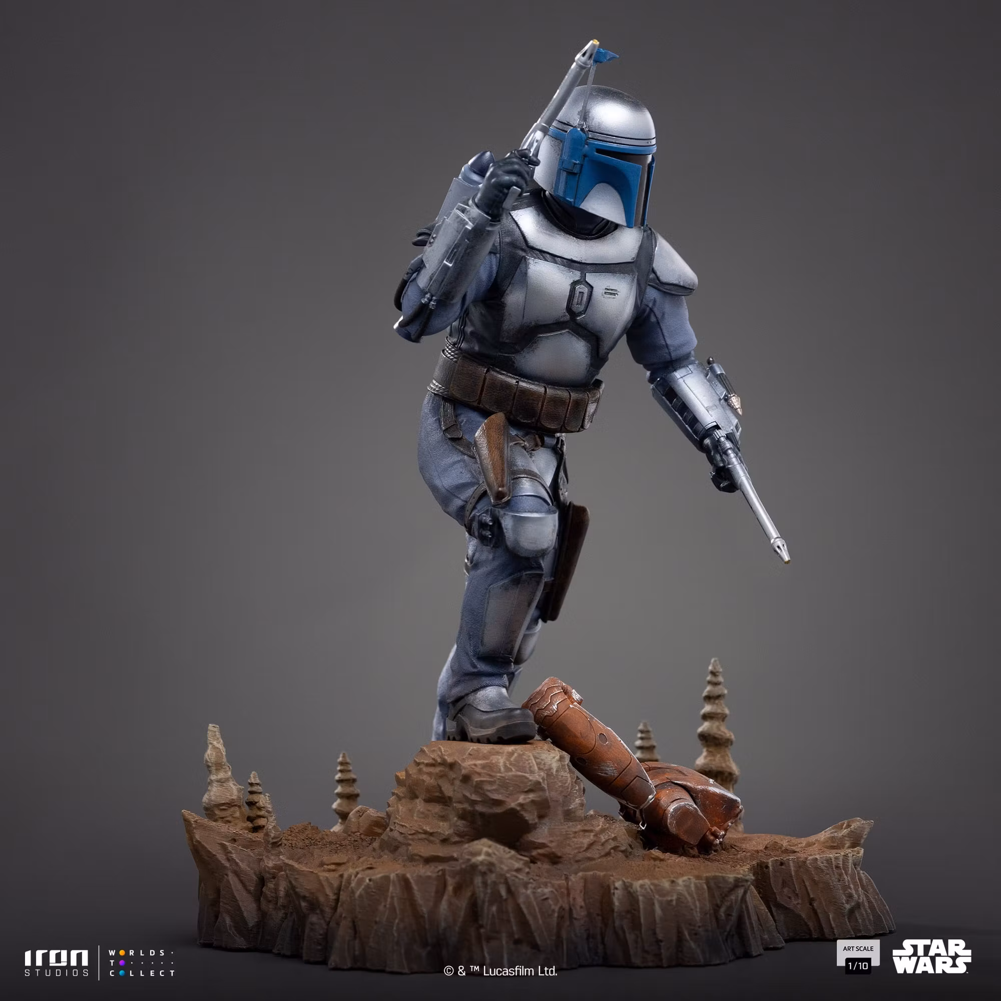 Star Wars: Attack of the Clones Jango Fett 1/10 Art Scale Statue