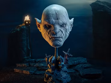 The Hobbit: An Unexpected Journey Azog the Defiler 1/1 Scale Limited Edition Art Mask